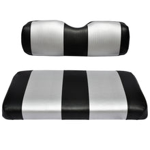 SEAT COVER REPLACEMENT FOR YAMAHA DRIVE OR G-29 GOLF CART - FRONT BENCH SEAT - PREMIUM MARINE VINYL - 5 PANEL STITCHING - STAPLE ON INSTALLATION - TWO-TONE GOLF CART SEAT COVERS