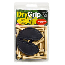 ONE DRY GRIP SMALL 3" INCH IN VIVID BLACK. WITH TEE’S (GOLF CLUB REST) (GRIP PROTECTOR FROM TOXIC CHEMICALS)