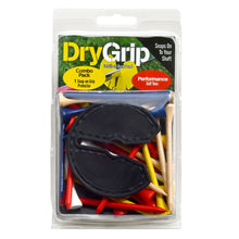 ONE DRY GRIP SMALL 3" INCH IN VIVID BLACK. WITH TEE’S (GOLF CLUB REST) (GRIP PROTECTOR FROM TOXIC CHEMICALS)