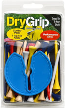 ONE DRY GRIP SMALL 3" INCH IN VIVID BLUE. WITH TEE’S (GOLF CLUB REST) (GRIP PROTECTOR FROM TOXIC CHEMICALS)