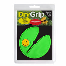 DRY GRIP 4 INCH GOLF CLUB GRIP PROTECTOR WITH MAGNET FOR YOUR GOLF BALL MARKER (GOLF CLUB REST) (PROTECT FROM TOXIC CHEMICALS) WITH BONUS HAT CLIP AND SMILEY FACE GOLF BALL MARKER