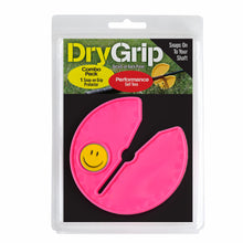 DRY GRIP 4 INCH GOLF CLUB GRIP PROTECTOR WITH MAGNET FOR YOUR GOLF BALL MARKER (GOLF CLUB REST) (PROTECT FROM TOXIC CHEMICALS) WITH BONUS HAT CLIP AND SMILEY FACE GOLF BALL MARKER