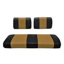 SEAT COVER REPLACEMENT FOR YAMAHA G-2/G-9 GOLF CART - FRONT BENCH SEAT - PREMIUM MARINE VINYL - 5 PANEL STITCHING - STAPLE ON INSTALLATION - TWO-TONE GOLF CART SEAT COVERS
