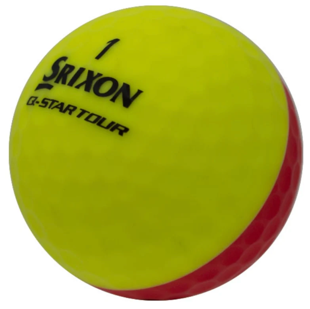 SRIXON Q-STAR TOUR DIVIDE MATTE YELLOW/RED