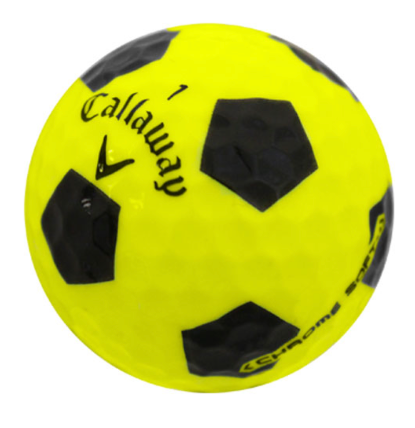 CALLAWAY CHROME SOFT TRUVIS YELLOW AND BLACK 