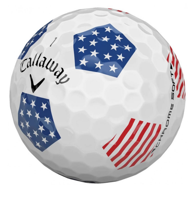 CALLAWAY CHROME SOFT TRUVIS STARS AND STRIPES 