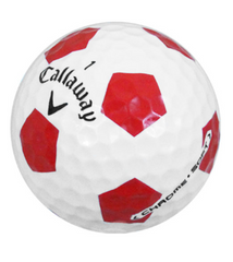 CALLAWAY CHROME SOFT TRUVIS RED AND WHITE