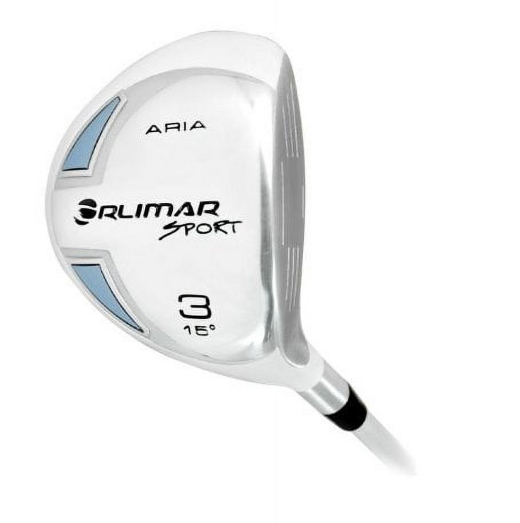 ORLIMAR ARIA LADIES 3 WOOD RIGHT HAND (CUB REST, TEE'S, 3 BALL SLEEVE VOLVIK, CLUB CLEANER)