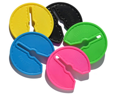 DRY GRIP 3 INCH GOLF CLUB GRIP PROTECTOR (GOLF CLUB REST) (PROTECT FROM TOXIC CHEMICALS) VIVID COLORS