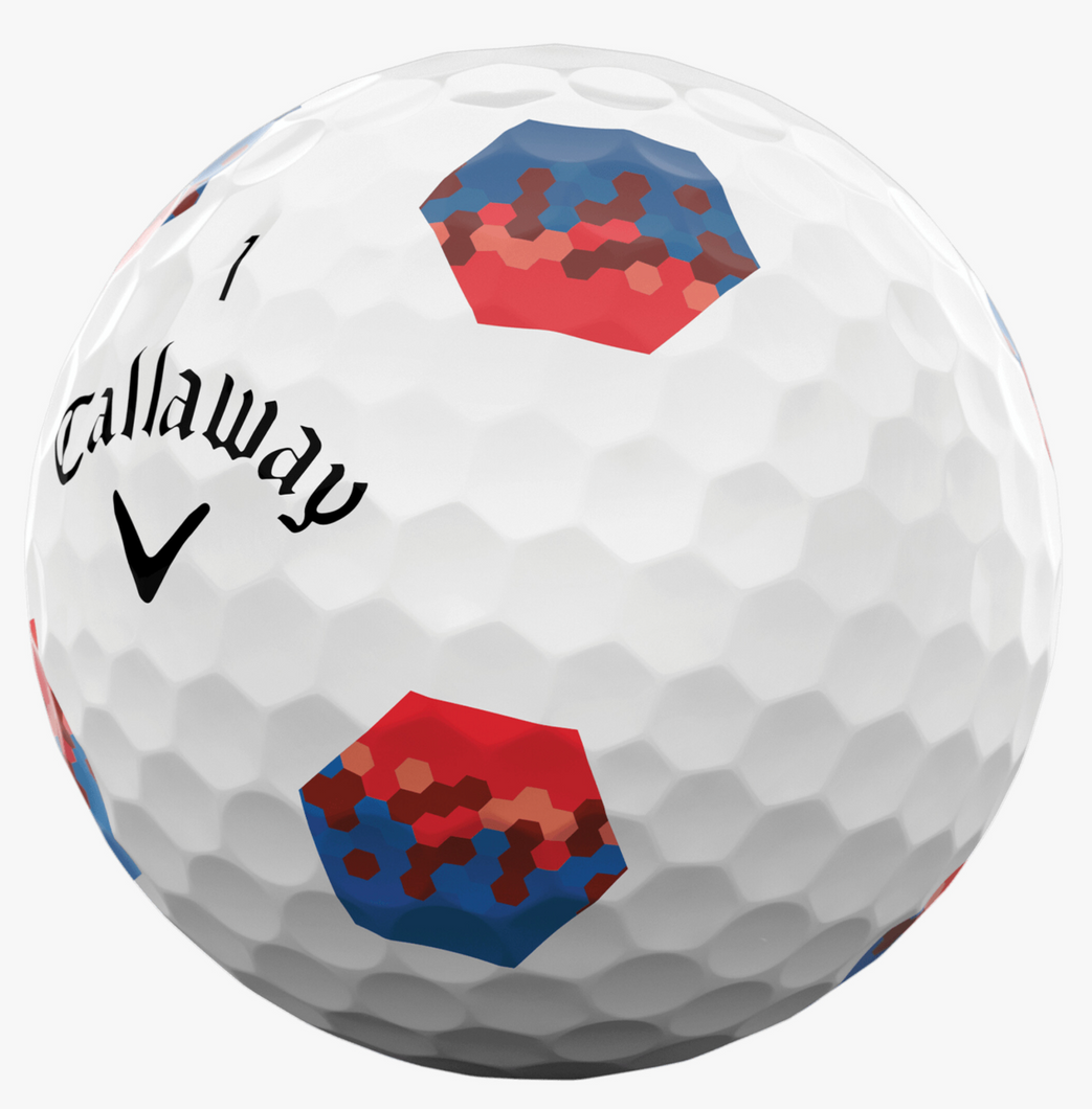 CALLAWAY CHROME SOFT TRUTRACK BLUE/RED