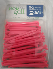 2.75" 30 ECO RRT BRIGHT PINK GOLF TEE'S