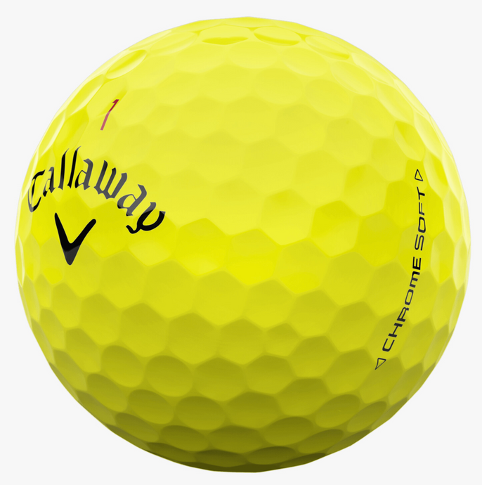 CALLAWAY CHROME SOFT YELLOW