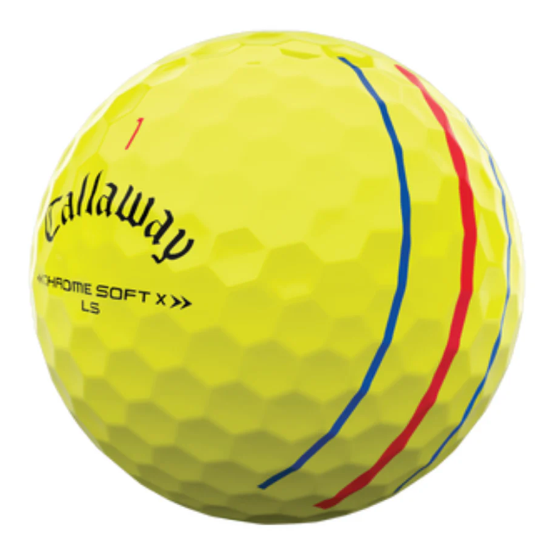 CALLAWAY CHROME SOFT X LS TRIPLE TRACK YELLOW