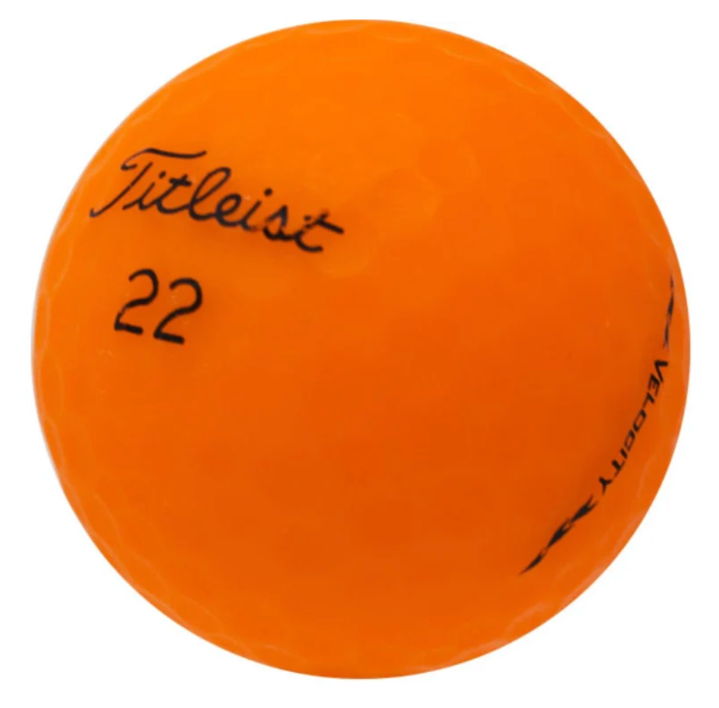 TITLEIST VELOCITY MATTE ORANGE