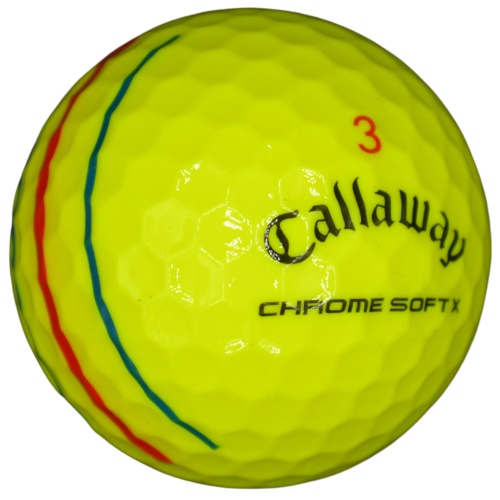 CALLAWAY CHROME SOFT X TRIPLE TRACK YELLOW