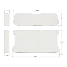 CLUB CAR DS POST-2000 REPLACEMENT FOAM INSERTS FOR GOLF CART SEAT. TWO-PIECE SET OR INDIVIDUAL BACKREST/BENCH SEAT AVAILABLE.