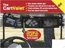 THE CART VALET - GOLF CART ORGANIZER -DECLUTTER YOUR SEAT