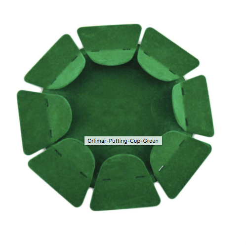 ORLIMAR PLASTIC PUTTING CUP GREEN