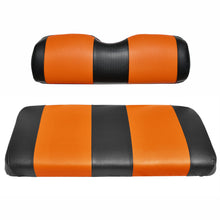 Seat Cover Replacement For EZGO RXV Golf Cart - Front Bench Seat - Premium Marine Vinyl - 5 Panel Stitching - Staple On Installation - Two-Tone Golf Cart Seat Covers