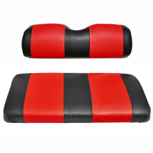 Seat Cover Replacement for EZGO TXT Golf Cart - Front Or Rear Bench Seat - Premium Marine Vinyl - 5 Panel Stitching - Staple On Installation - Two-Tone Golf Cart Seat Covers