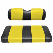 Seat Cover Replacement For Club Car Precedent Golf Cart - Front Bench Seat - Premium Marine Vinyl - 5 Panel Stitching - Staple On Installation - Two-Tone Golf Cart Seat Covers