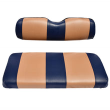 Seat Cover Replacement For Club Car Precedent Golf Cart - Front Bench Seat - Premium Marine Vinyl - 5 Panel Stitching - Staple On Installation - Two-Tone Golf Cart Seat Covers