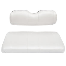GOLF BALL DIVERS - EZGO TXT Golf Cart Seat Replacement - Full Seat - Premium Marine Vinyl - 5 Panel Stitching - Easy to Install - Two-Tone Golf Cart Seat