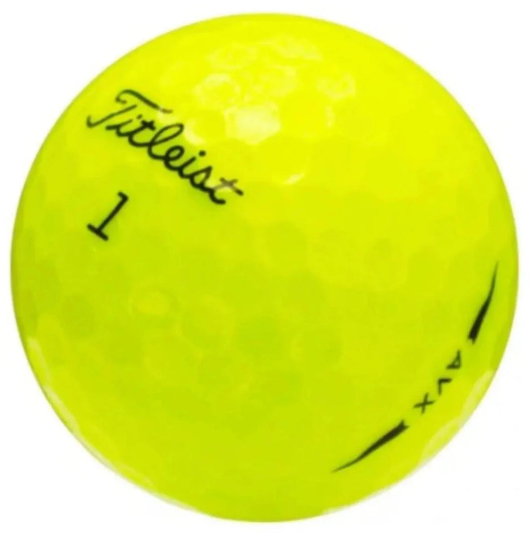 TITLEIST AVX YELLOW GOLF BALL 