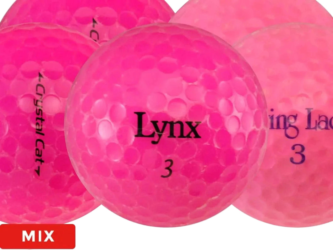 ASSORTED PINK MIX BULK IN MESH BAG GOLF BALL 