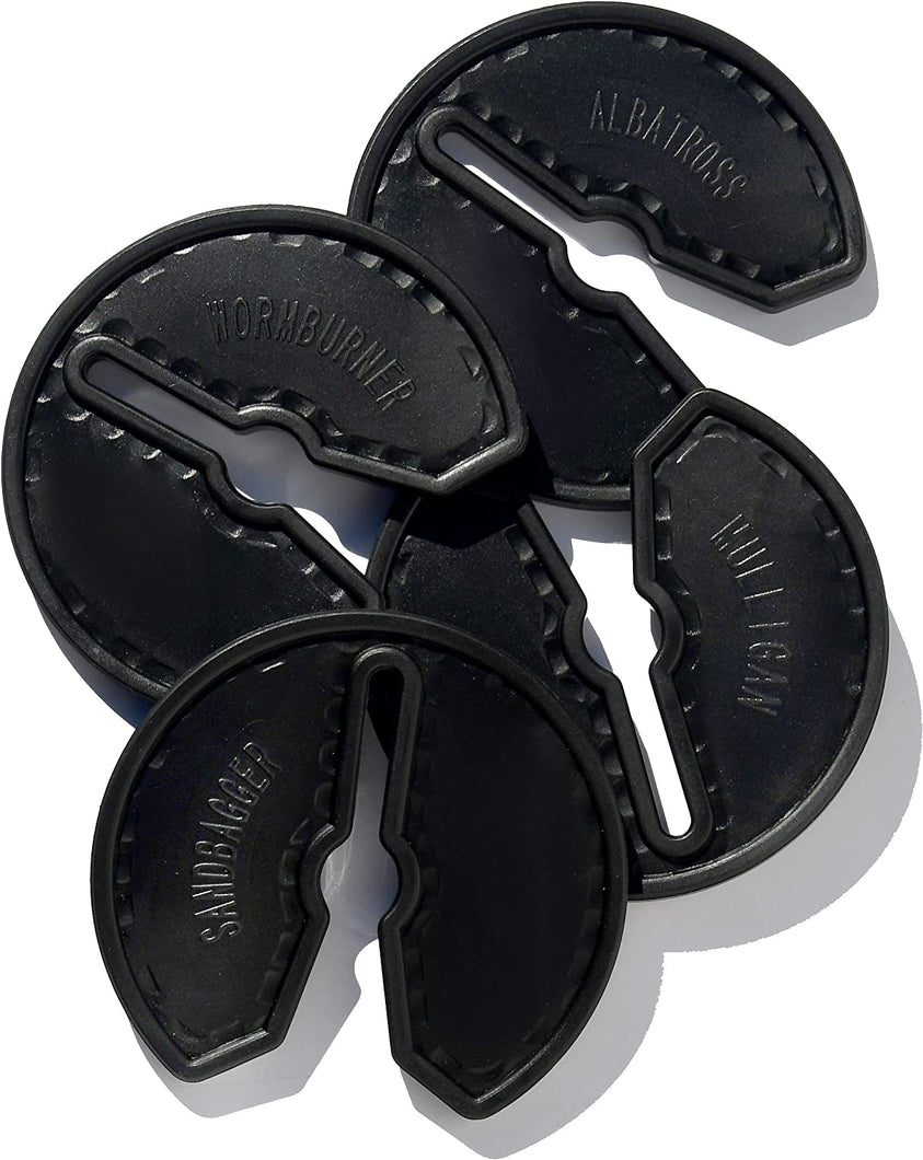 Dry Grip 3 Inch Golf Club Grip Protector (Golf Club Rest) (Protect from Toxic Chemicals) Vivid Black 