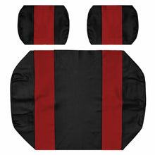 Seat Cover Replacement For Club Car DS Pre-2000 Golf Cart - Front Bench Seat - Premium Marine Vinyl - 5 Panel Stitching - Staple On Installation - Two-Tone Golf Cart Seat Covers