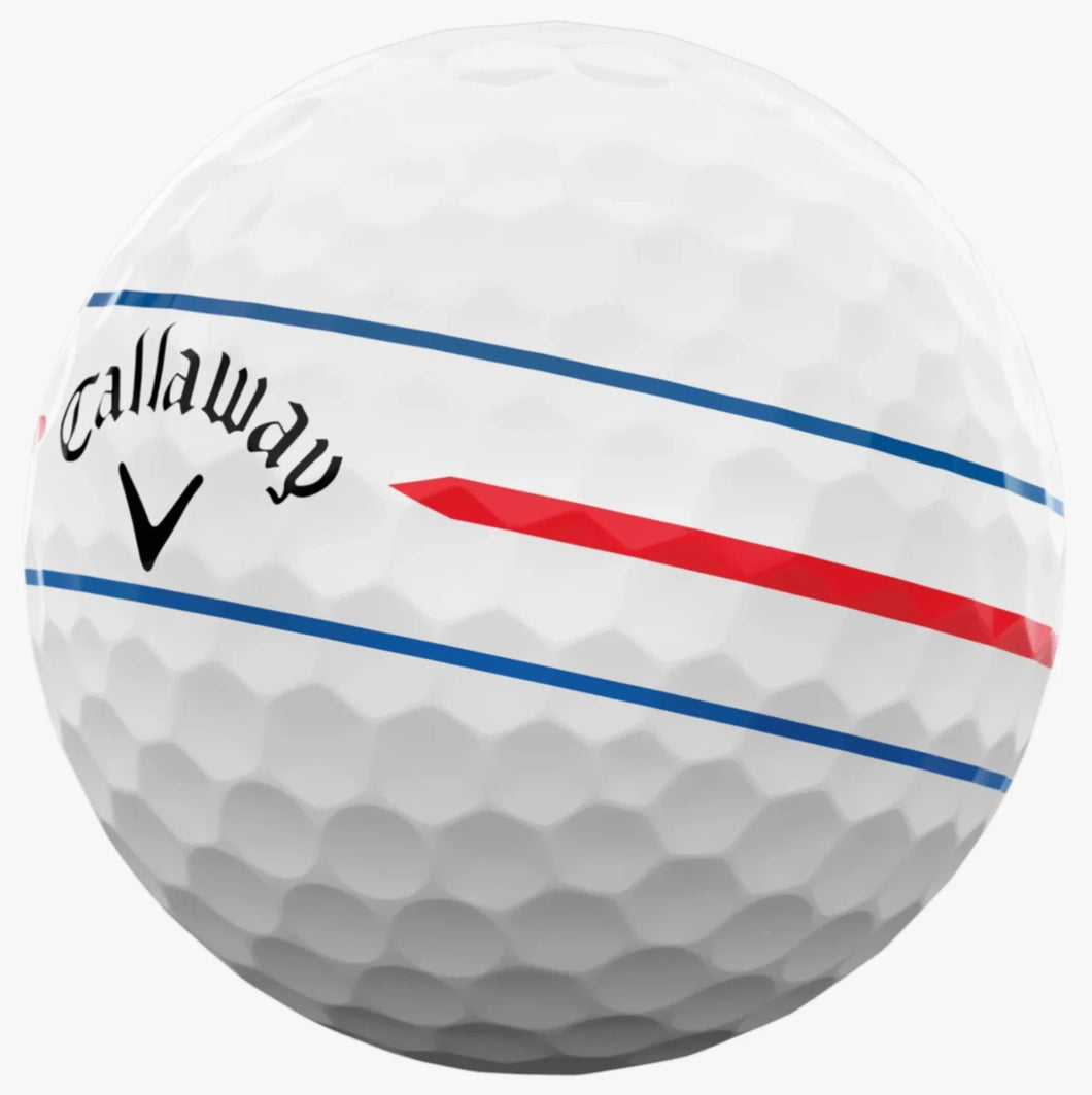 CALLAWAY CHROME SOFT 360 TRIPLE TRACK WHITE GOLF BALL