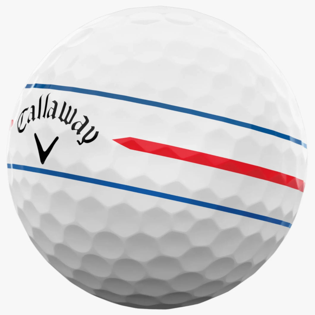 CALLAWAY CHROME SOFT X LS 360 TRIPLE TRACK WHITE GOLF BALL