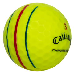 CALLAWAY CHROME SOFT TRIPLE TRACK YELLOW