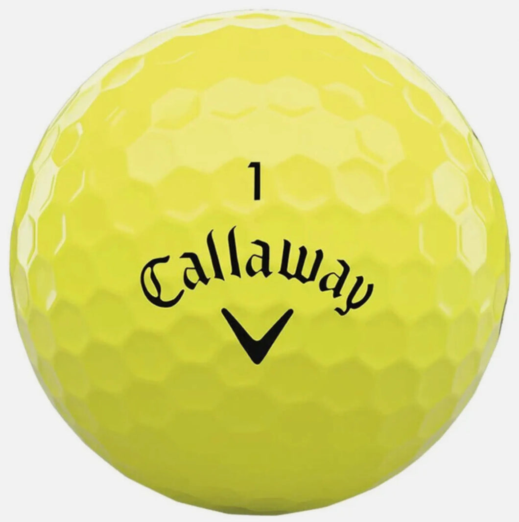 CALLAWAY YELLOW MIX GOLF BALL