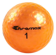 CHROMAX GOLF BALL ORANGE METALLIC COLOR