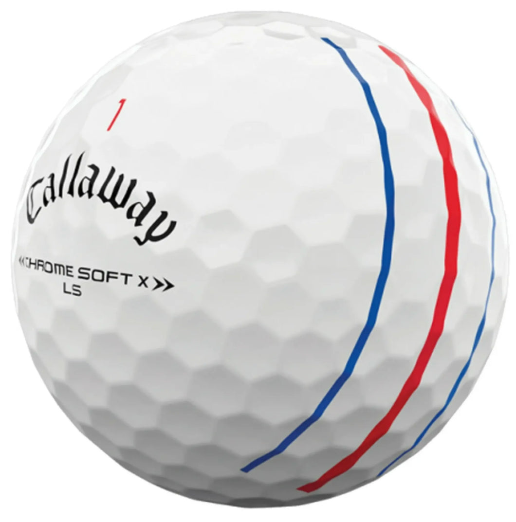 CALLAWAY CHROME SOFT X LS TRIPLE TRACK GOLF BALL