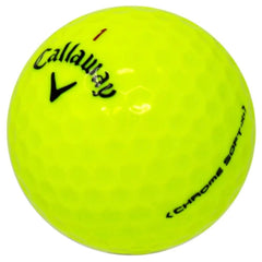 CALLAWAY CHROME SOFT X YELLOW GOLF BALL
