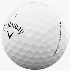 CALLAWAY CHROME SOFT X WHITE GOLF BALL