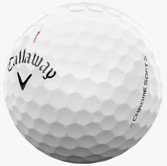 CALLAWAY CHROME SOFT WHITE GOLF BALL