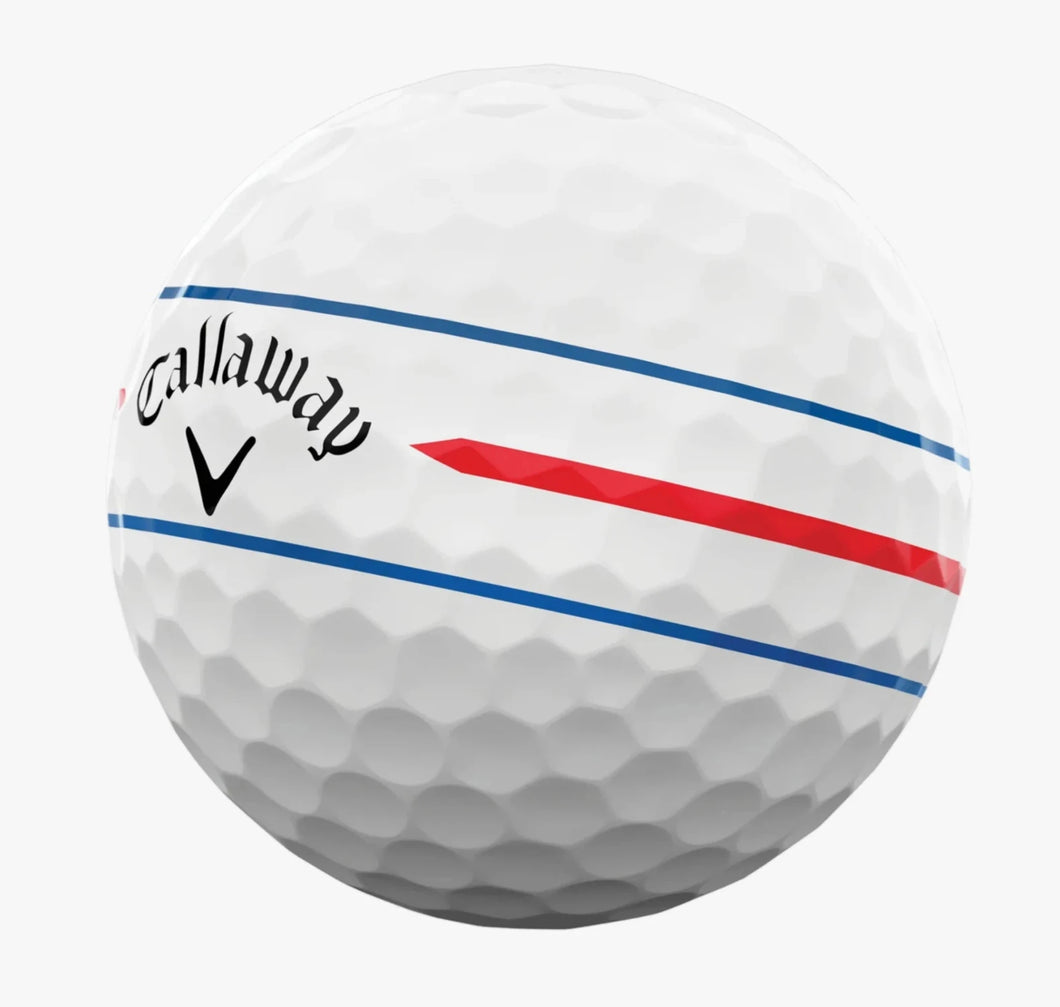 CALLAWAY CHROME TOUR 360 TRIPLE TRACK WHITE GOLF BALL 