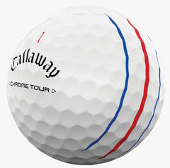 CALLAWAY CHROME TOUR TRIPLE TRACK WHITE GOLF BALL