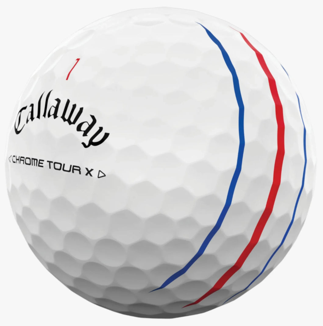 CALLAWAY CHROME TOUR X TRIPLE TRACK WHITE GOLF BALL