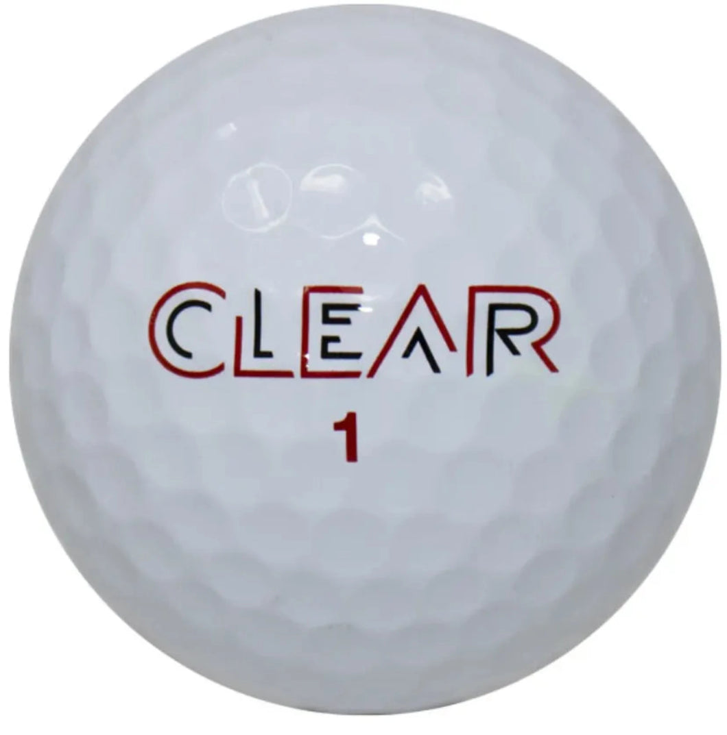 CLEAR GOLF BALL WHITE