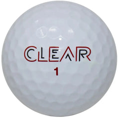 CLEAR GOLF BALL WHITE