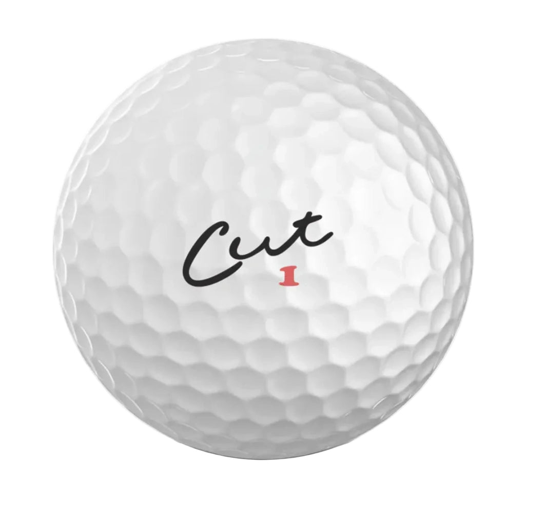 CUT MIX WHITE GOLF BALL 