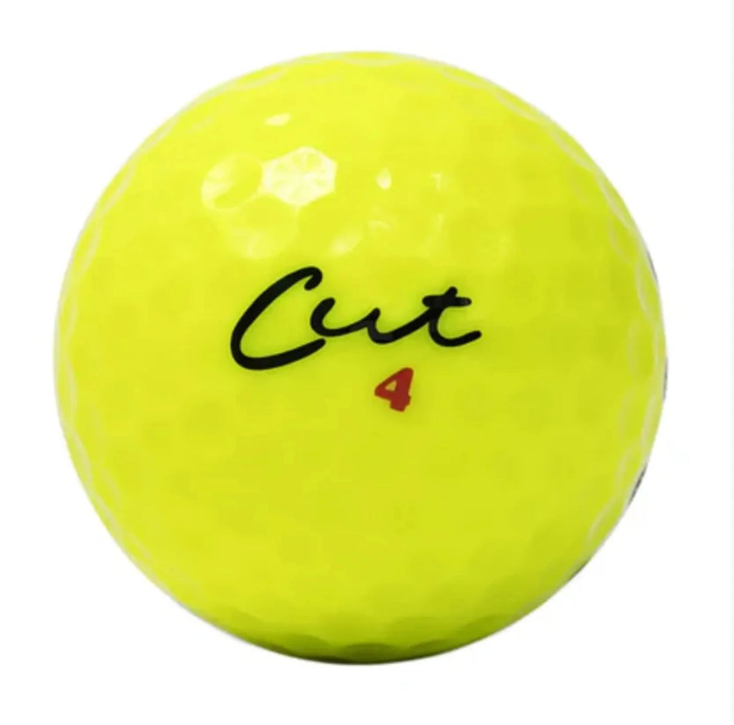 CUT YELLOW MIX GOLF BALL