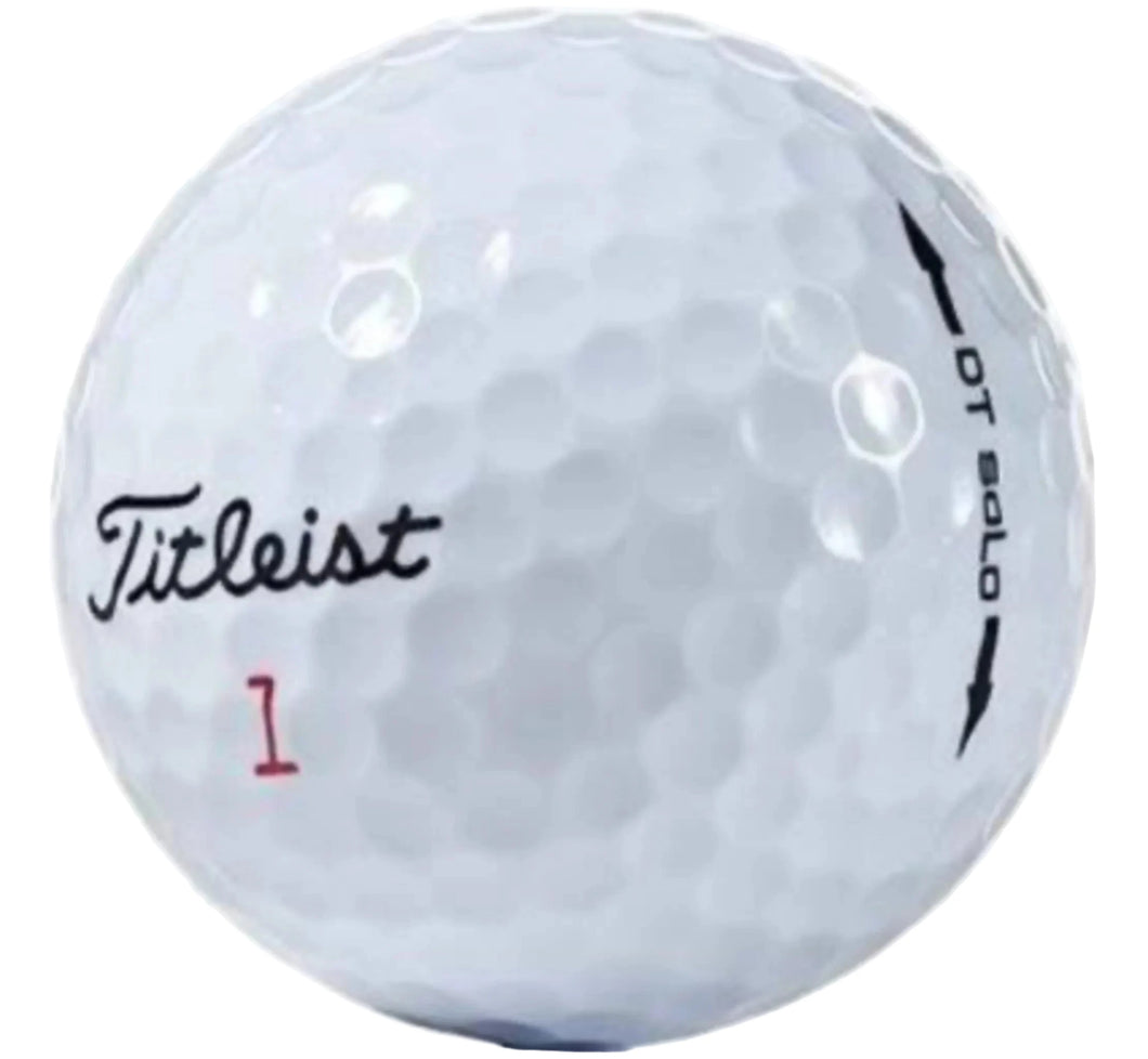 TITLEIST DT SOLO WHITE GOLF BALL