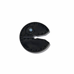 Dry Grip 4 Inch Golf Club Grip Protector with Magnet for Your Golf Ball Marker (Golf Club Rest) (Protect from Toxic Chemicals) Vivid Black