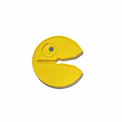 Dry Grip 4 Inch Golf Club Grip Protector with Magnet for Your Golf Ball Marker (Golf Club Rest) (Protect from Toxic Chemicals) Vivid Yellow